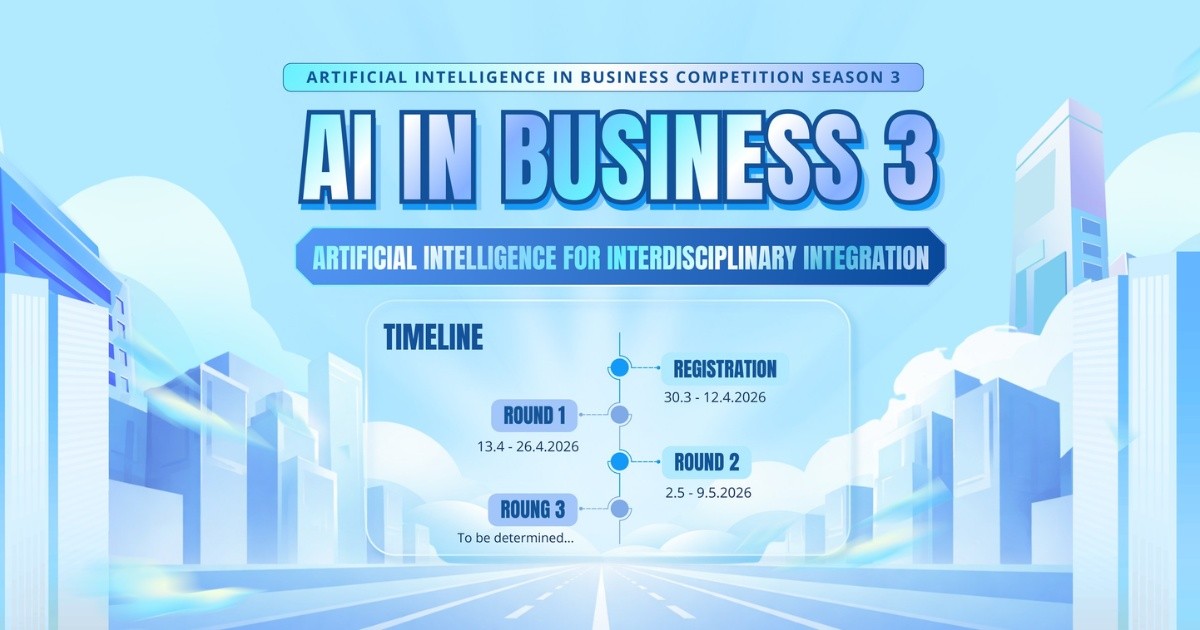 Mời tham dự Chung kết cuộc thi “AI In Business Season 3”