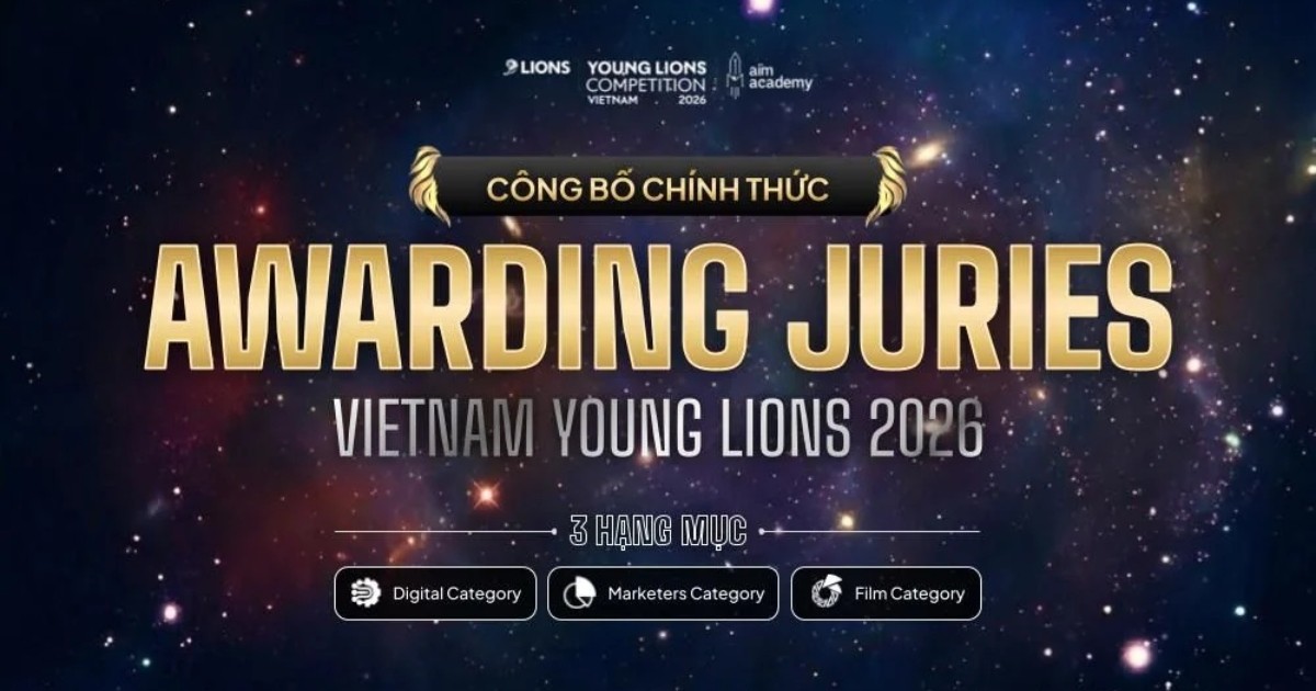 Chính thức công bố dàn Awarding Juries Vietnam Young Lions 2026