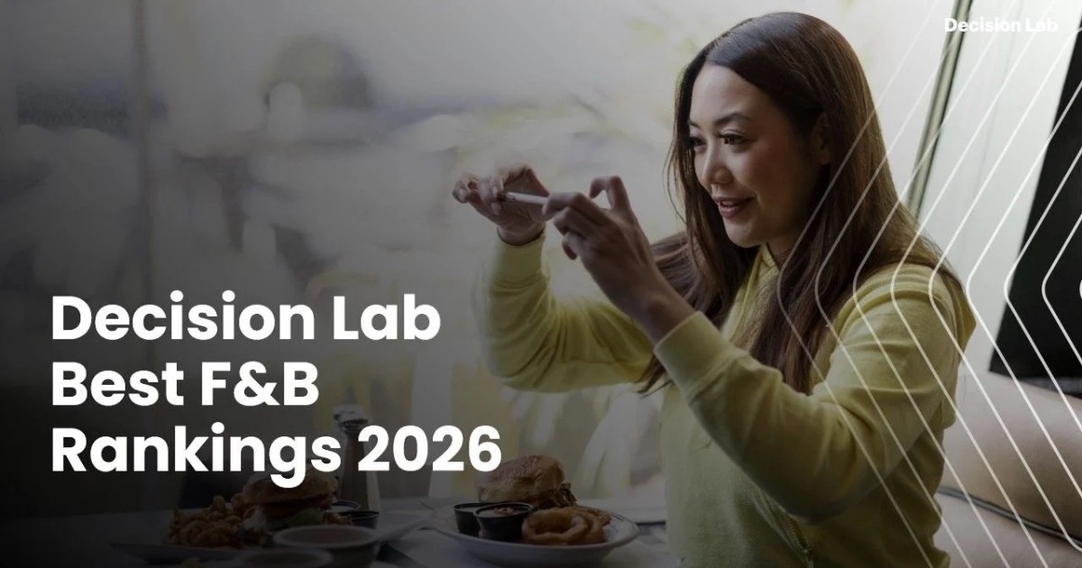 Decision Lab công bố bảng xếp hạng F&B năm 2026: Khoảng cách thương hiệu đang dần mở rộng