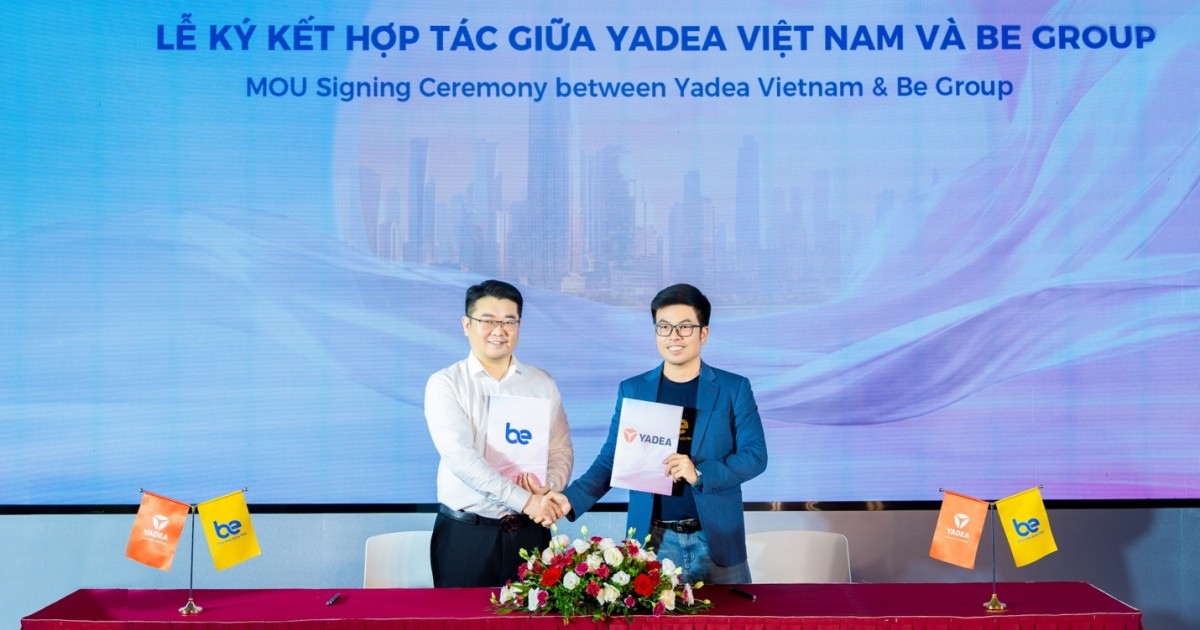 Be Group và YADEA Việt Nam hợp tác mở rộng nguồn cung phương tiện cho hơn 500.000 đối tác tài xế