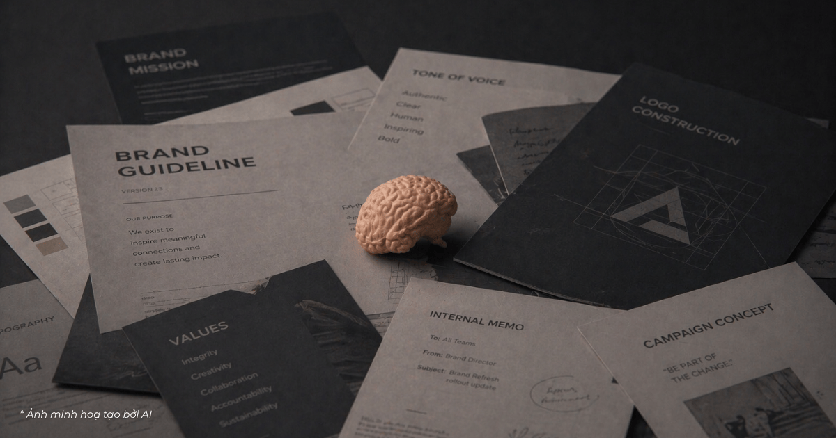 “Brand Guideline” trở thành “Brand Mind”: Nếu thương hiệu có thể tự suy nghĩ