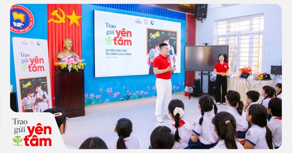 Prudential tiếp tục hành trình gieo mầm kỹ năng tài chính cho trẻ em Việt Nam qua chương trình Cha-Ching