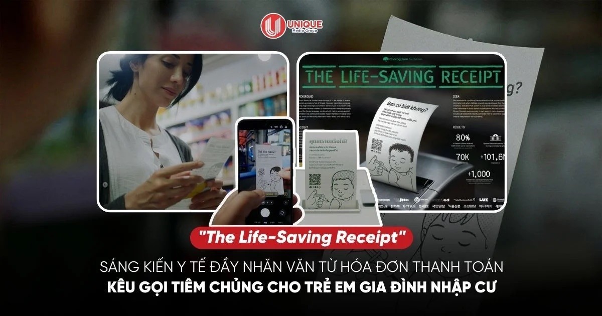Sáng kiến y tế từ “Hóa đơn Cứu mạng” của chiến dịch “The Life-Saving Receipt”