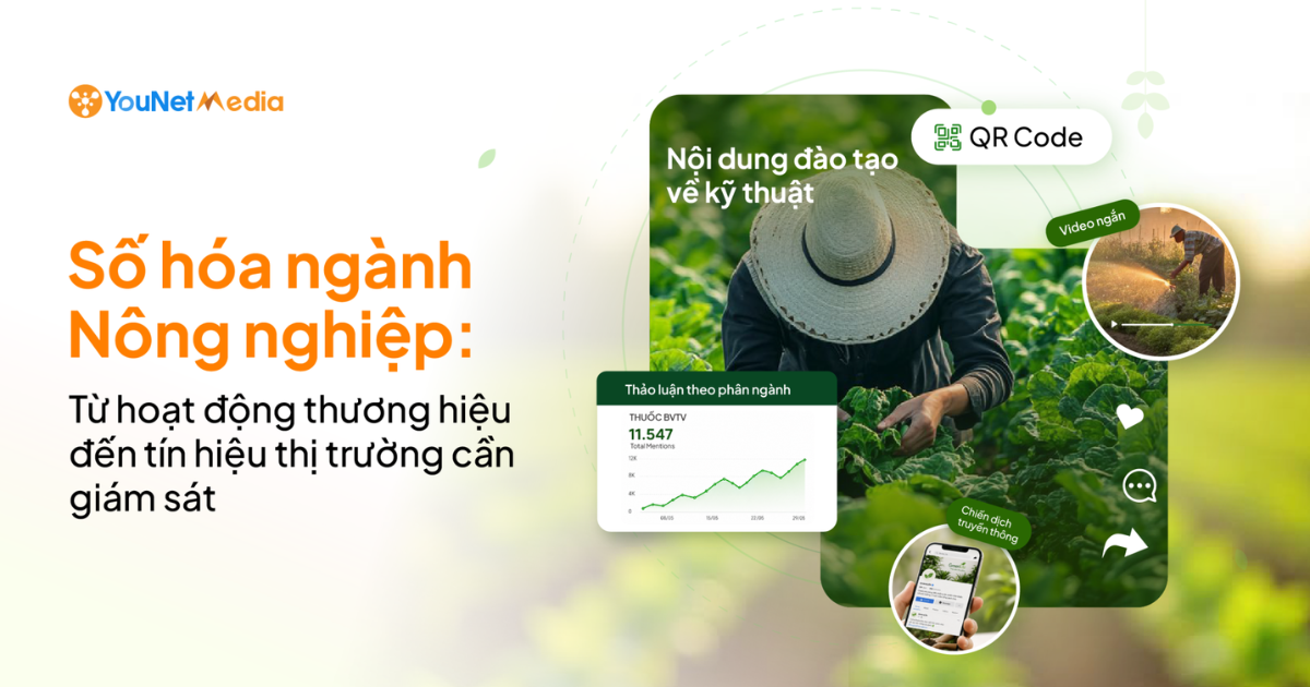 Số hóa ngành Nông nghiệp: Từ hoạt động thương hiệu đến tín hiệu thị trường cần giám sát