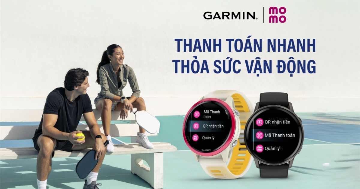 Garmin tích hợp MoMo, mang đến trải nghiệm thanh toán một chạm tiện lợi ngay trên cổ tay