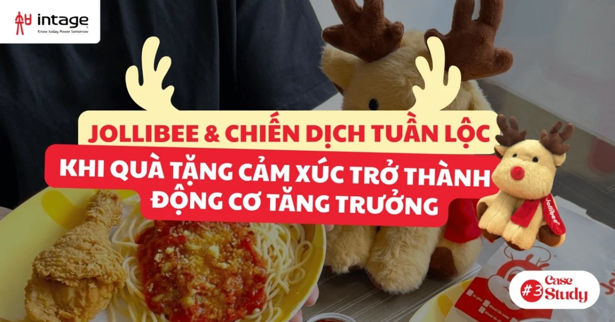 Jollibee và chiến dịch Tuần lộc: Khi quà tặng cảm xúc trở thành động cơ tăng trưởng