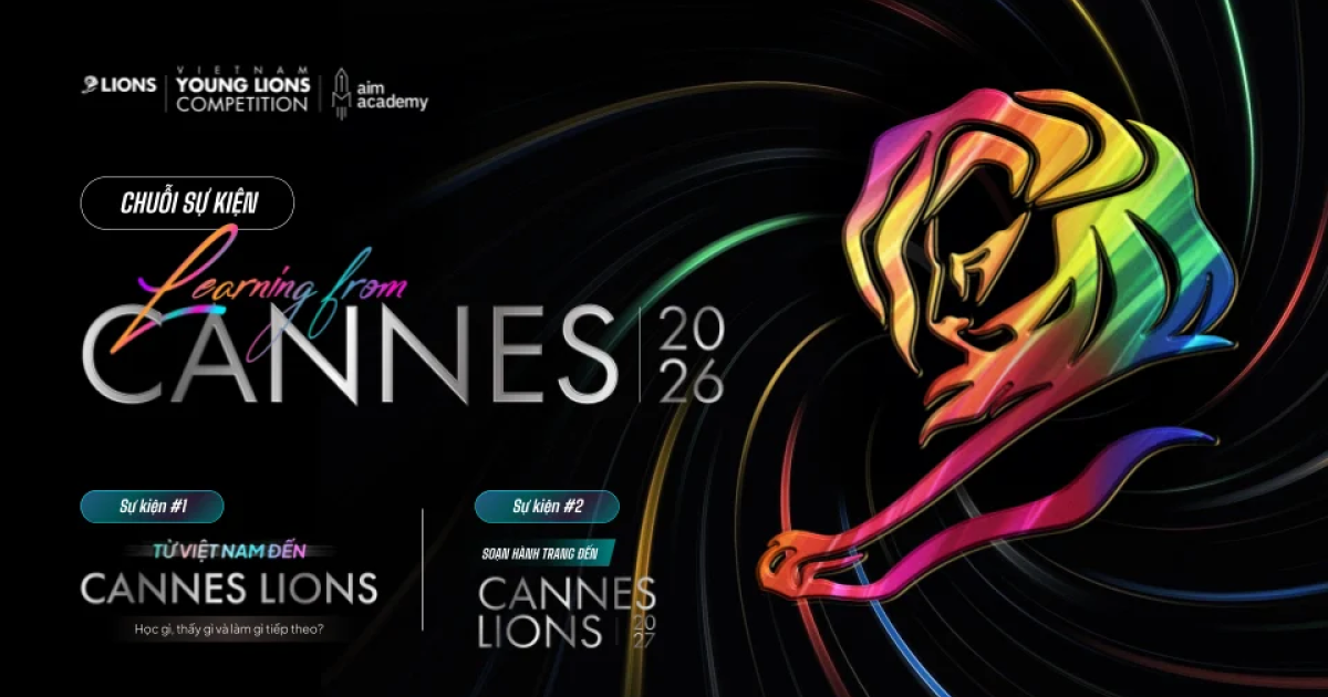 Chính thức mở cổng đăng ký chuỗi sự kiện Learning from Cannes 2026