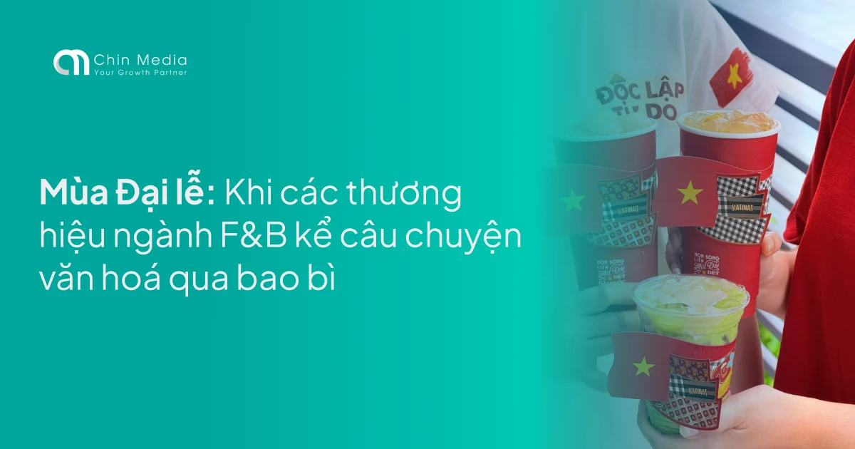 Mùa Đại lễ: Khi các thương hiệu ngành F&B kể câu chuyện văn hoá qua bao bì