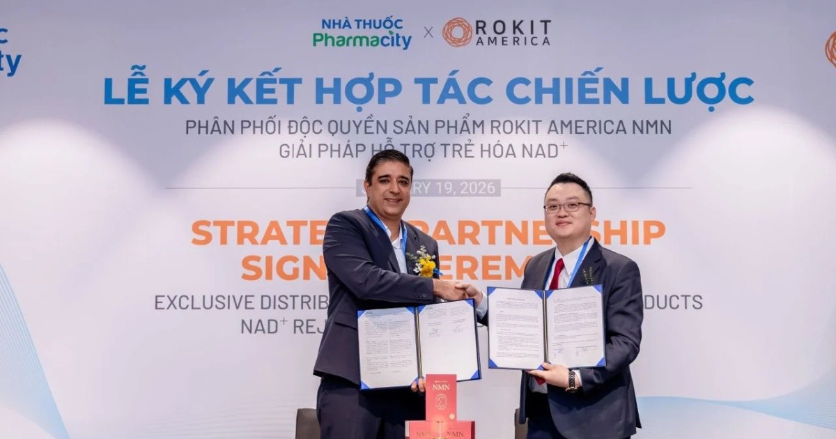 Pharmacity và ROKIT AMERICA ký kết hợp tác chiến lược tại Việt Nam