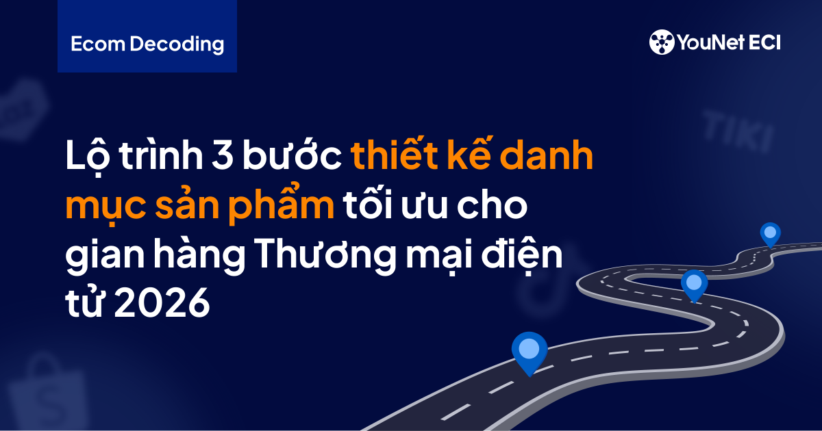 [e-Com Decoding] Lộ trình 3 bước thiết kế danh mục sản phẩm tối ưu cho gian hàng e-Commerce 2026