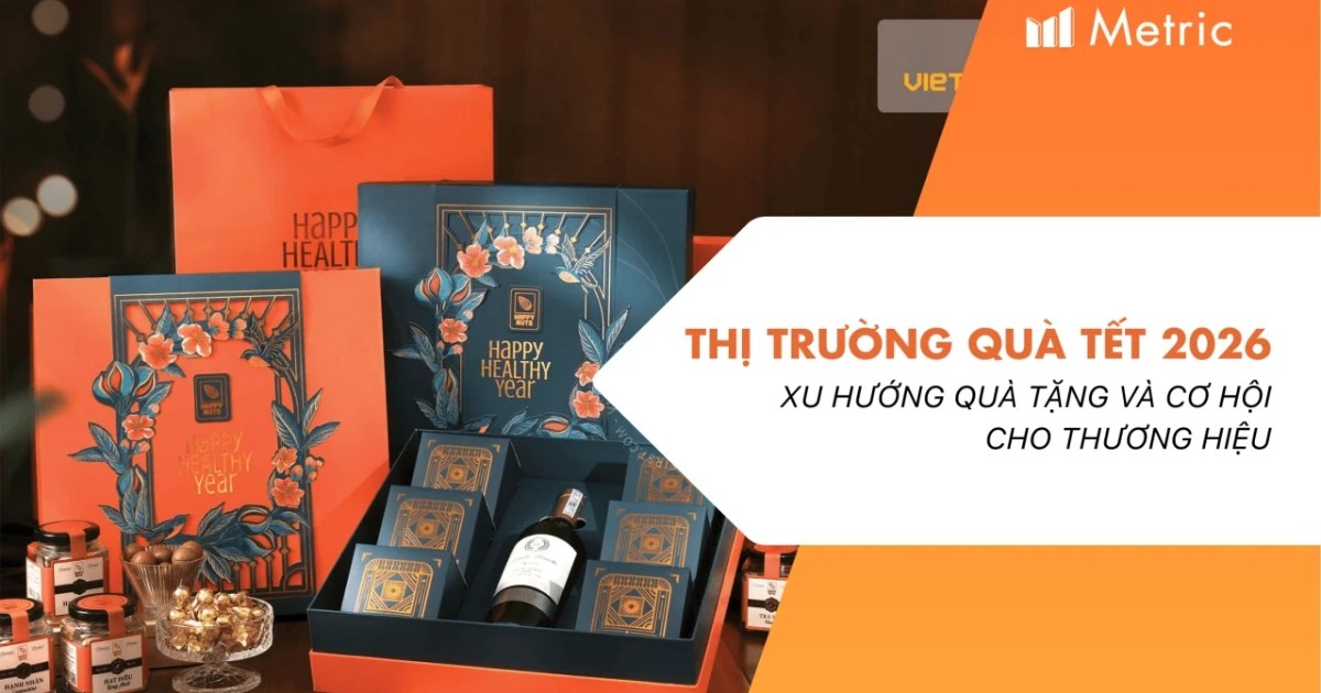 Metric: Người Việt chi 40,2 tỷ đồng để mua quà tặng trong dịp Tết