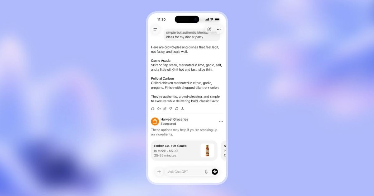 OpenAI đưa quảng cáo vào ChatGPT: Cán cân giữa “niềm tin” và “giá trị thương mại”
