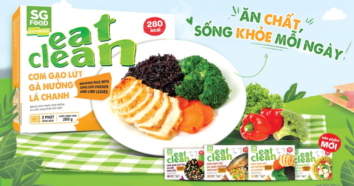 Sài Gòn Food ra mắt dòng sản phẩm Eat Clean chế biến sẵn