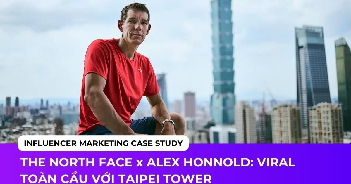The North Face và Alex Honnold “viral” toàn cầu sau sự kiện Taipei 101