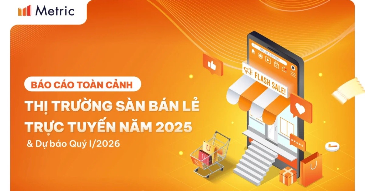 Metric chính thức công bố: Báo cáo thị trường Thương mại Điện tử Việt Nam 2025