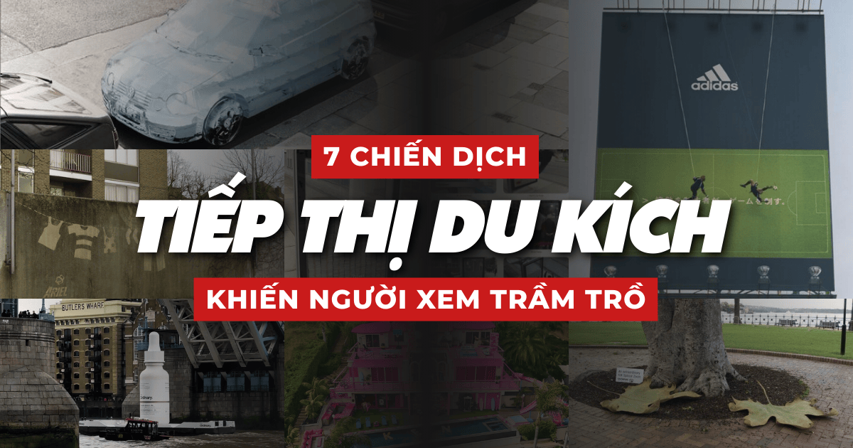 7 chiến dịch tiếp thị du kích khiến người xem trầm trồ