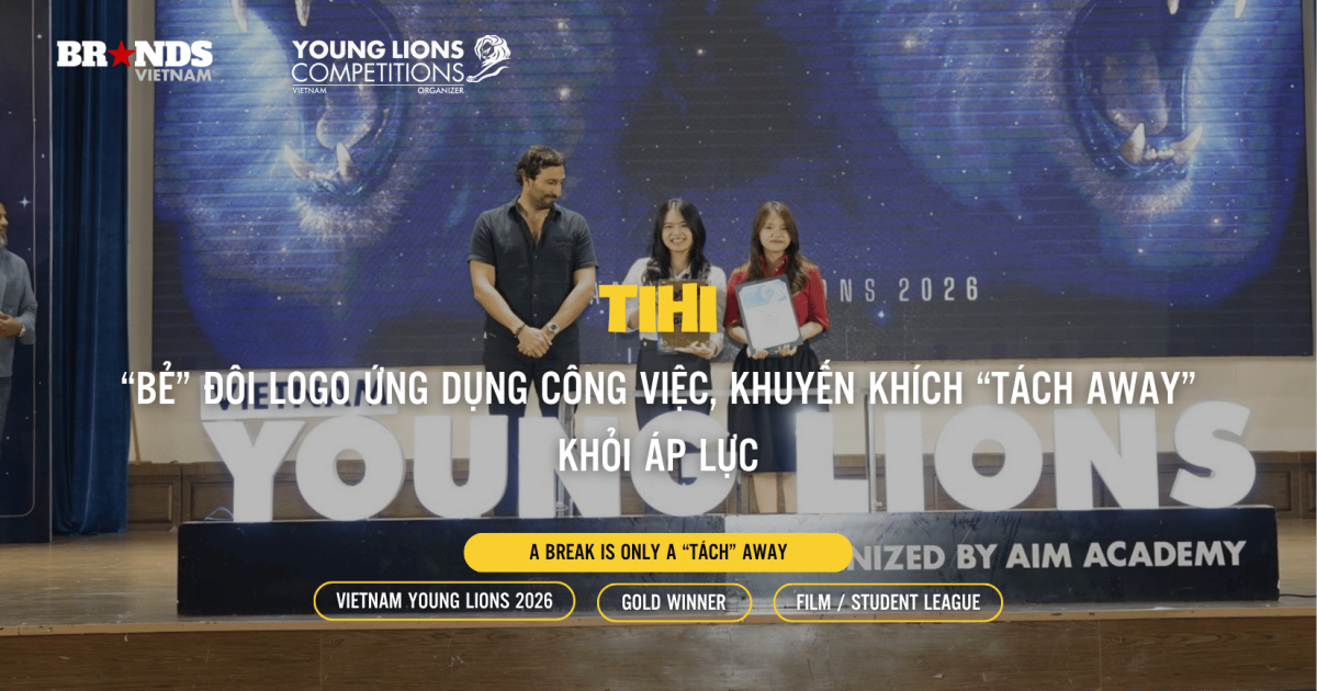 Vietnam Young Lions 2026: “Bẻ” đôi logo ứng dụng công việc, team TiHi khuyến khích “Tách away” khỏi áp lực