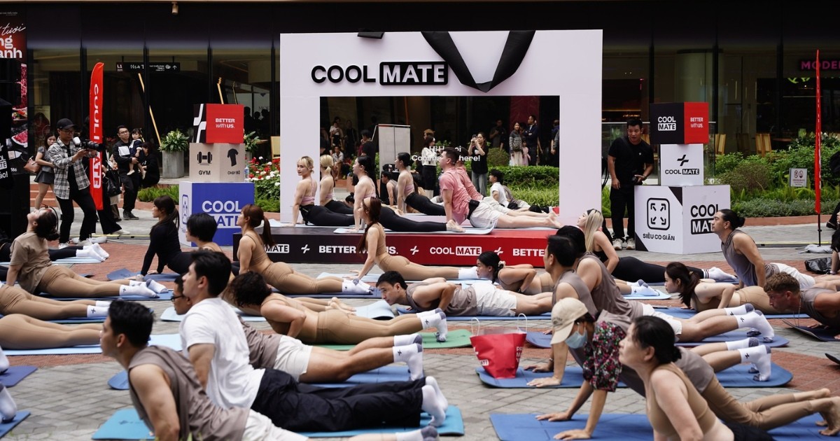 Training Activation trong ngày khai trương Coolmate: Khi bán lẻ trở thành trải nghiệm cộng đồng