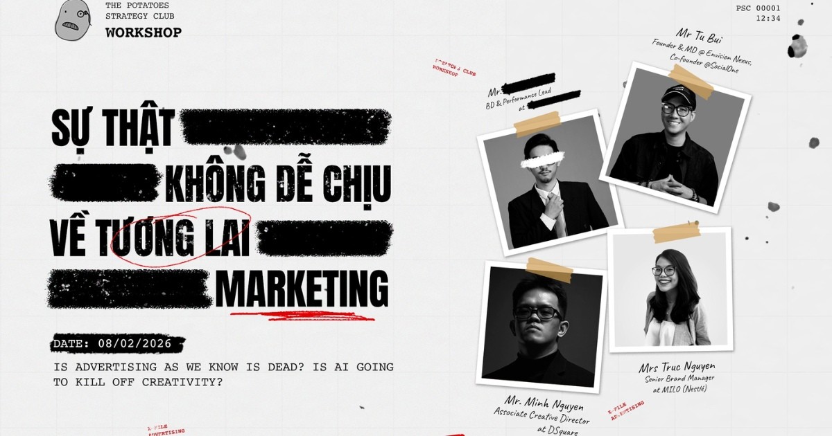 Mời tham dự Workshop: Sự thật KHÔNG DỄ CHỊU về tương lai ngành Marketing