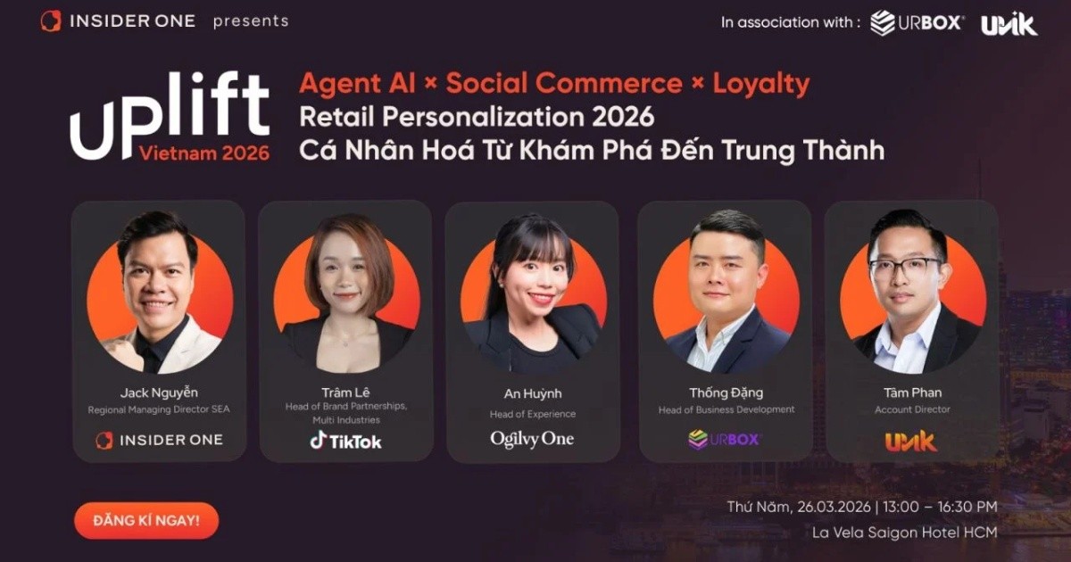 Mời tham dự diễn đàn chiến lược: UPLIFT Vietnam 2026 – “Agent AI x Social Commerce x Loyalty”