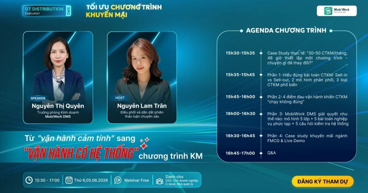 Mời tham dự Webinar và nhận quà tặng bộ tài liệu “GT Distribution Knowledge Kit 2026”