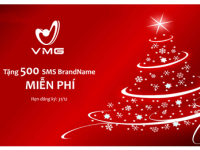 VMG tặng gói voucher 500 SMS BrandName miễn phí