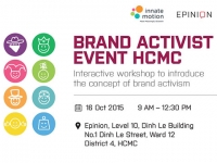 [Hội thảo] Brand Activist Workshop