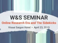 Hội thảo: Online Research Era and The Sidekicks