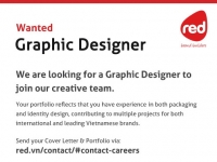 [HCMC][Agency] Edge Asia & Red Brand Builders: Tuyển Graphic Designer
