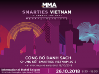 Smarties Việt Nam 2018 công bố danh sách chung cuộc các chiến dịch tiếp thị di động
