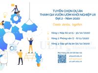 UII thông báo tuyển chọn dự án Khởi nghiệp Đổi mới Sáng tạo đợt 2/2020
