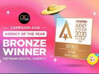 Mango Digital thắng giải Digital Agency of the Year 2020 do Campaign Asia, Pacific tổ chức