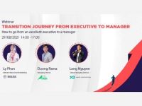 UAN Marketing mời tham dự webinar: Transition Journey from Executive to Manager