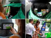 Phát sampling quảng cáo trên phương tiện giao thông: Tương tác đầy thú vị