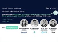 Mời tham dự webinar: Next Level of Digital Banking & Finance từ Facebook, GEEK Up, KMS, Insider