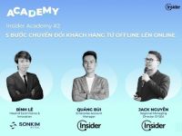 Mời tham dự Insider Academy #2: 5 bước chuyển đổi khách hàng từ Offline lên Online