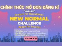 Mời tham dự webinar tuyển dụng “New Normal Challenge”
