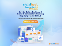 Sở hữu Online Dashboard “Brand & Competitors Tracking” với dữ liệu riêng cho thương hiệu bạn