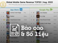 SocialPeta: Thị trường game di động toàn cầu trong tháng 8