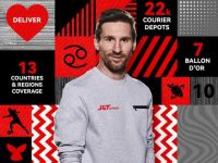 J&T Express công bố Lionel Messi là đại sứ toàn cầu