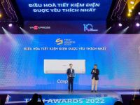 Casper Việt Nam đạt giải “Điều hòa tiết kiệm điện được yêu thích nhất” tại Tech Awards 2022
