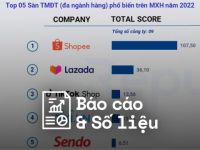 Reputa: Bảng xếp hạng ngành thương mại điện tử năm 2022