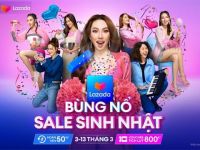 Lazada triển khai lễ hội mua sắm “Bùng nổ sale sinh nhật”