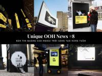 Unique OOH News #8: Billboard “trắng đến phát sáng” của Tide; quảng cáo 3D “gập mở” độc đáo của Samsung
