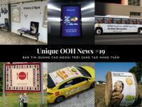 Unique OOH News #19: Billboard dệt tay của Coca-Cola; Ghế chờ xe bus mô phỏng điện thoại gập của Samsung