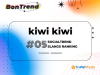 [Bon Trend] “Kiwi kiwi” – Vừa ra mắt đã chiếm Top 5 Slang Hot, nhãn hàng nên “bắt trend” thế nào?