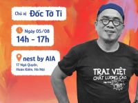 [Hà Nội] RIO Book mời tham dự Talkshow chủ đề Nghệ thuật Kể chuyện: Uốn lưỡi 7 lần trước khi “chém”