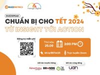 Mời tham dự BuzzSpeak: Chuẩn bị cho Tết 2024 – Từ Insight tới Action