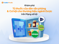 YouNet Media: Top 5 thương hiệu Dược được thảo luận nhiều nhất trong tủ thuốc văn phòng