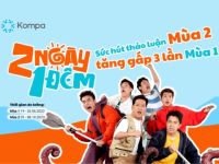 Kompa.ai: “2 Ngày 1 Đêm” mùa 2 đạt sức hút thảo luận tăng gấp 3 lần so với mùa 1